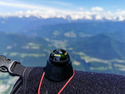 CHOUKA paragliding compass on the cockpit (model 1 & 2)