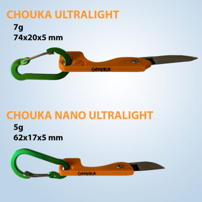 Couteaux CHOUKA NANO ultralight et CHOUKA ultralight