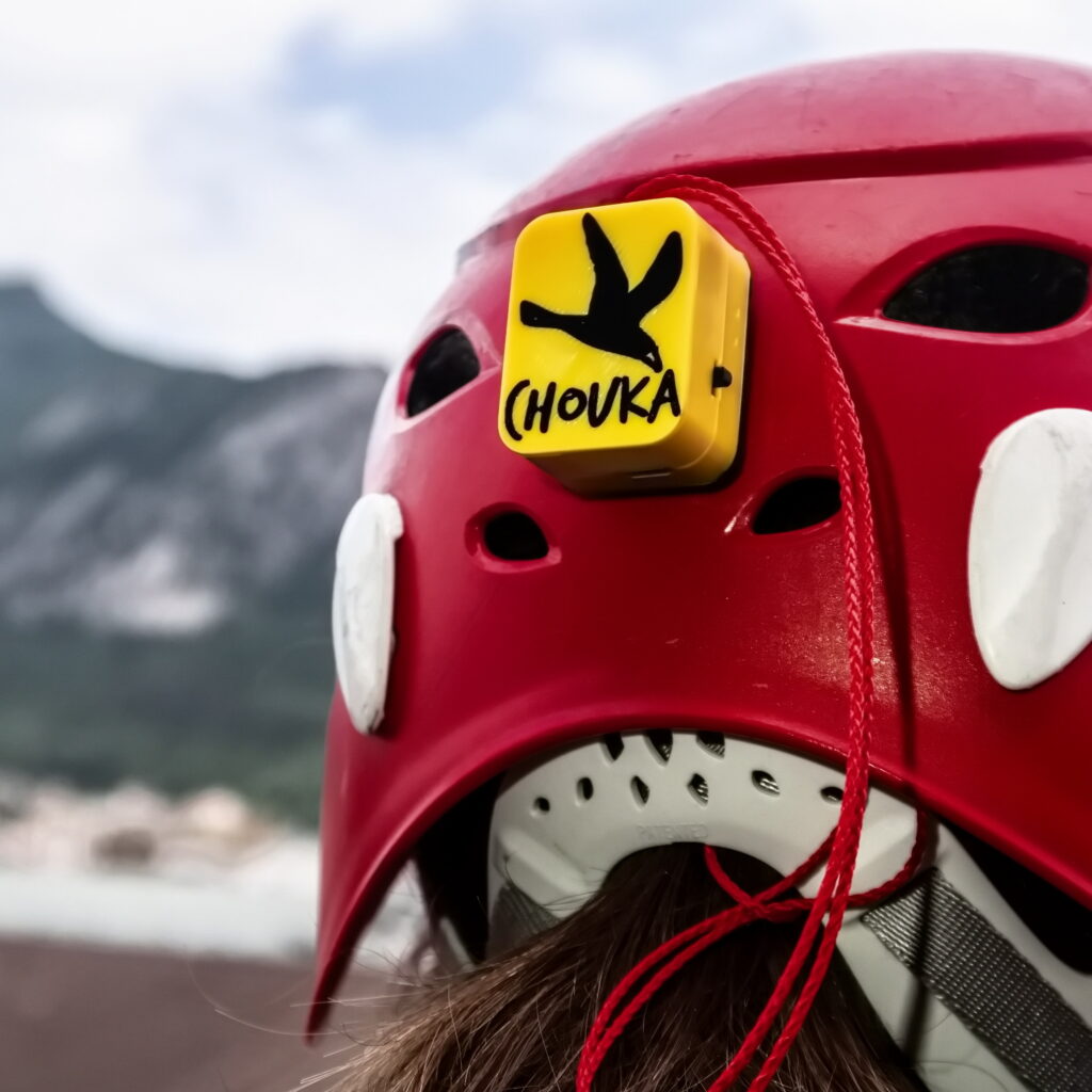 Vario Chouka au casque de parapente