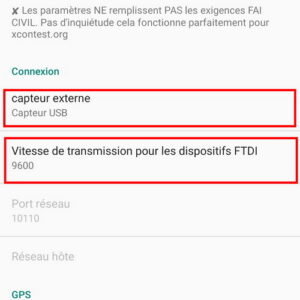 XCTrack-Konfiguration