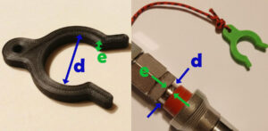Dimensions clip sécu